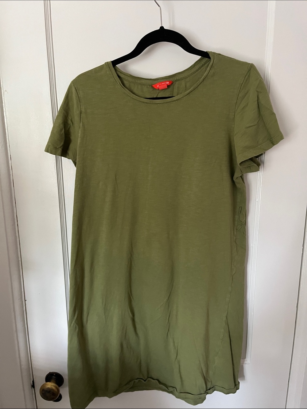 Joe Fresh Olive Green Short Sleeve t-shirt Dress